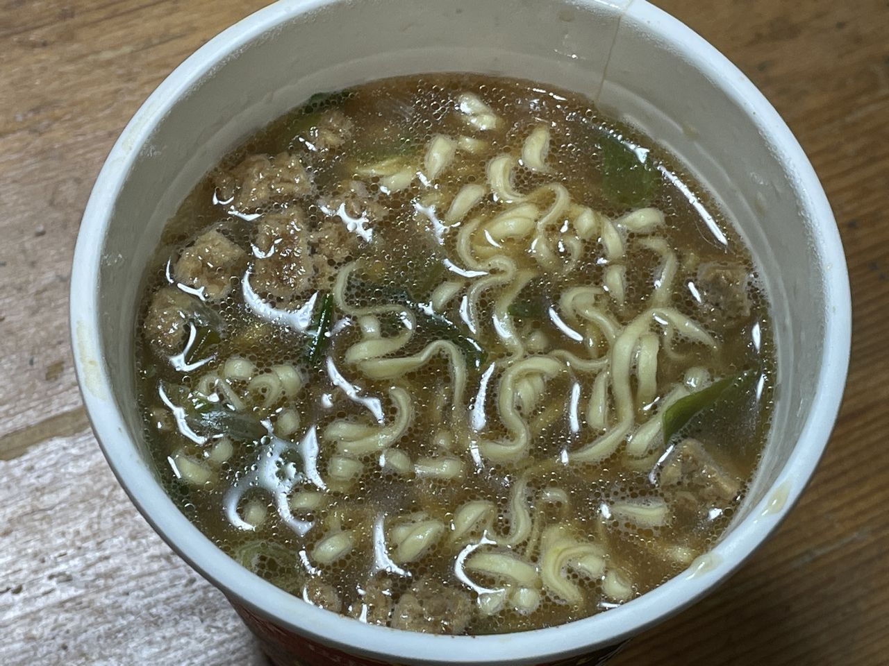 明星 ロカボNOODLESおいしさプラス こってり醤油の出来上がり