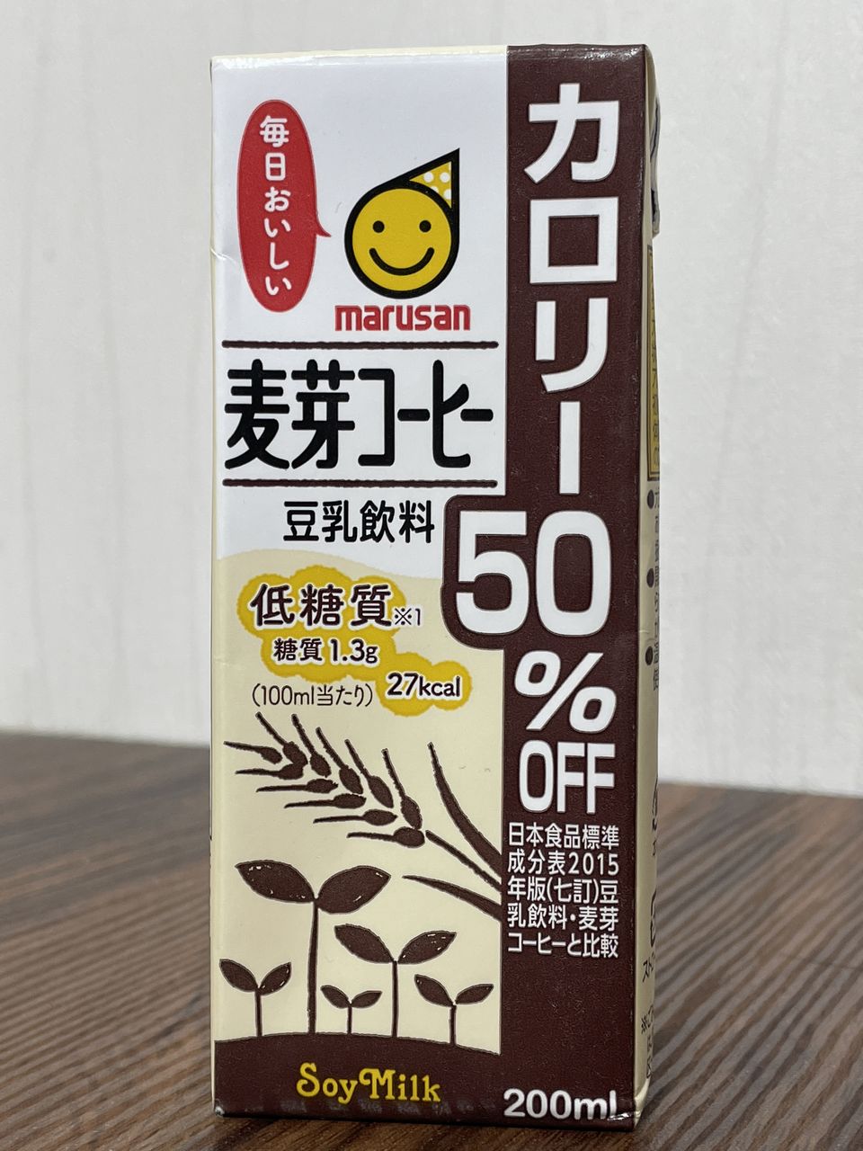 マルサンの豆乳飲料 麦芽コーヒーカロリー50％オフ 200ml