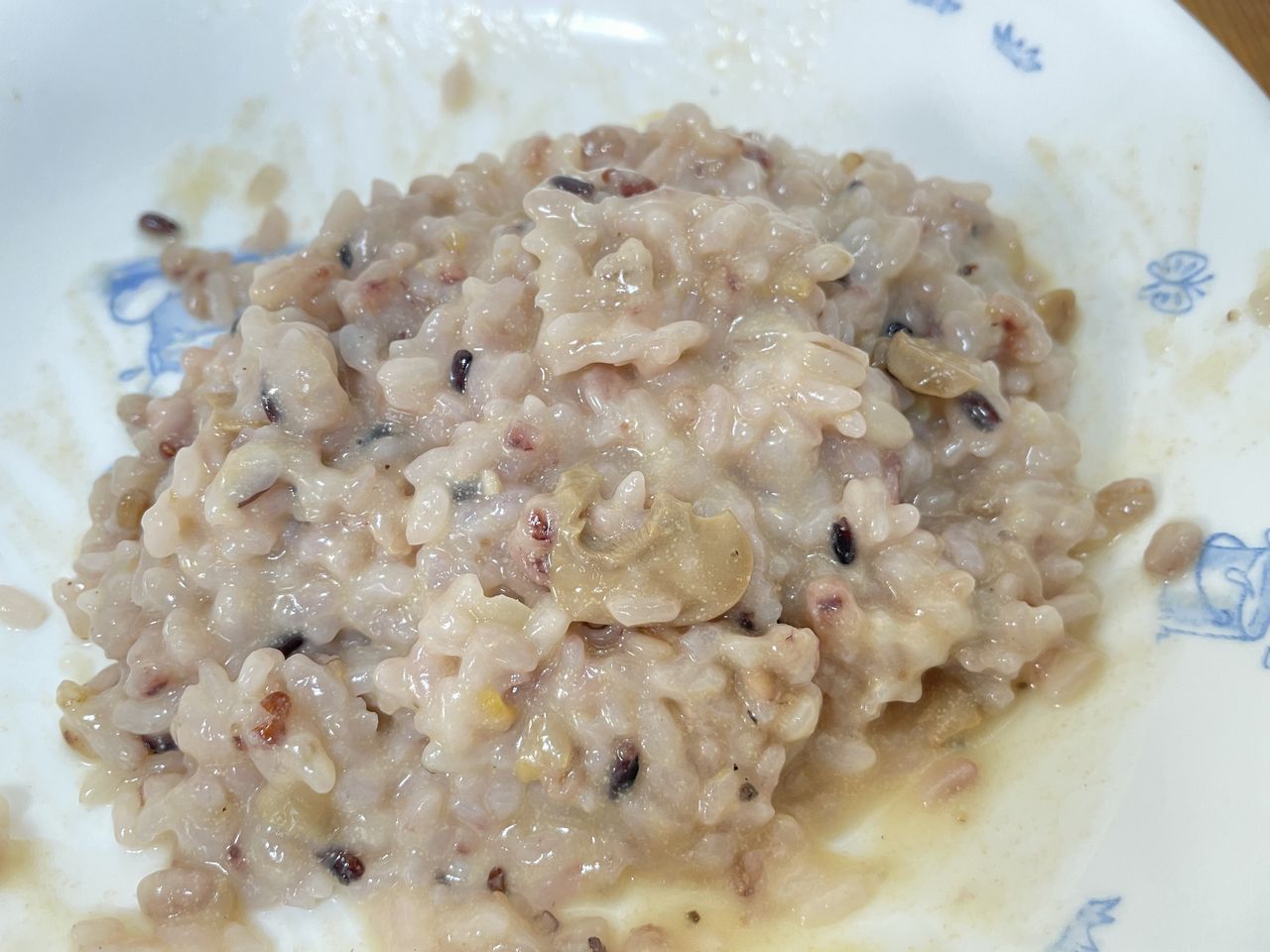 大塚食品 100kcalマイサイズ チーズリゾットの素をごはんと混ぜたところ