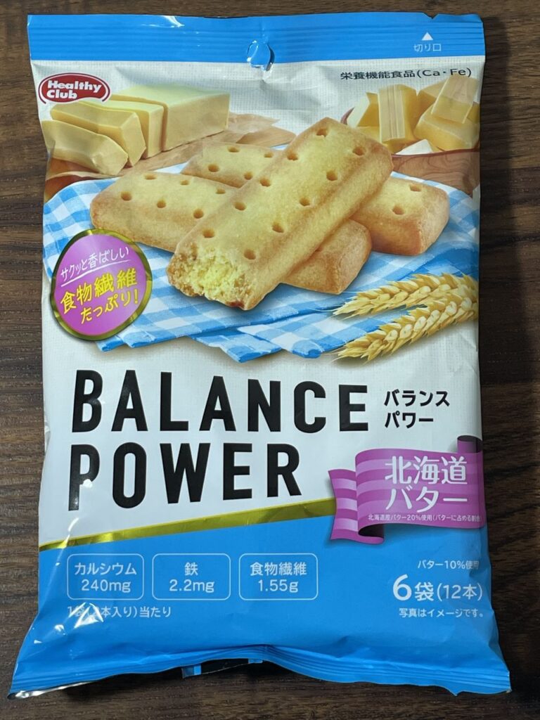 ヘルシークラブのバランスパワー 北海道バター 6袋
