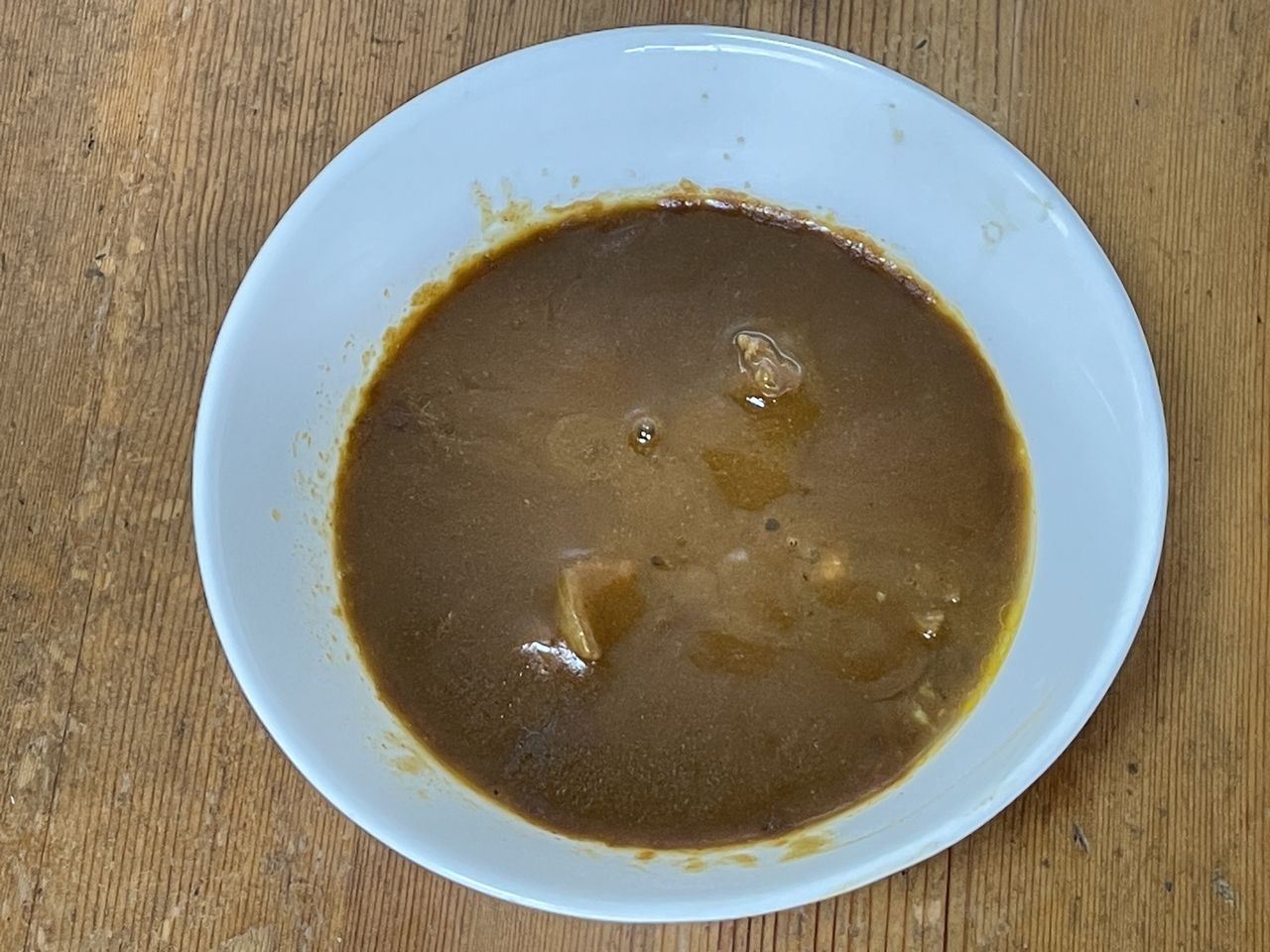 CoCo壱番屋 低糖質ビーフカレーを電子レンジで温めるためにルーを移し替え