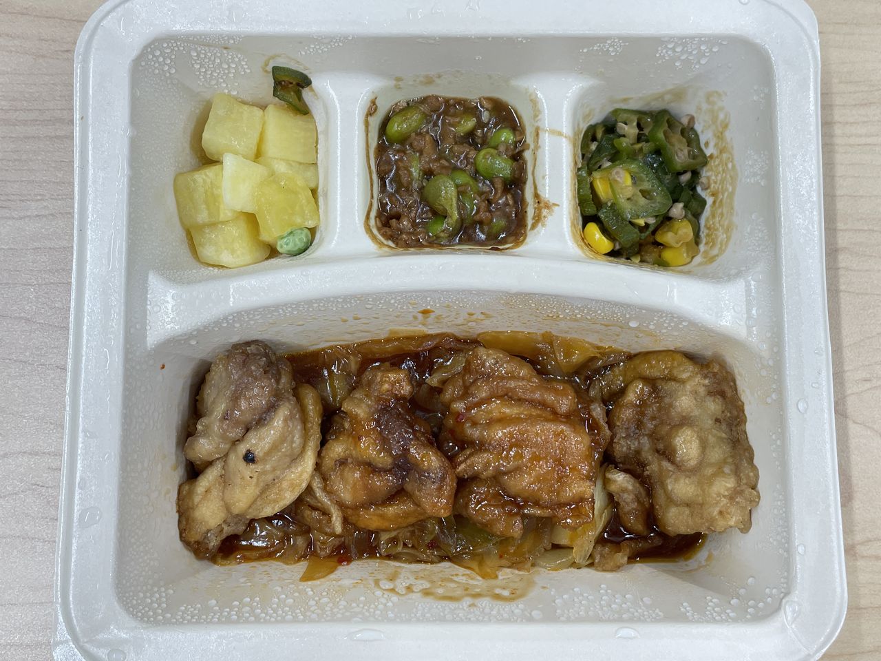 ナッシュ コクと旨味のスイートチリカラアゲのレビュー